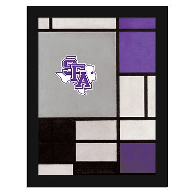 Stephen F Austin Lumberjacks 12" x 16" Team Composition Framed Fine Art Print