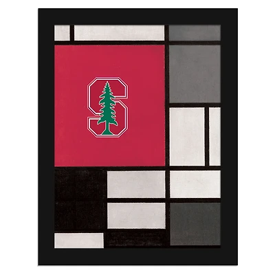 Stanford Cardinal 12" x 16" Team Composition Framed Fine Art Print