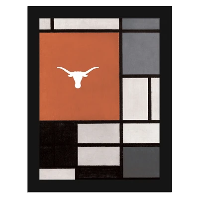 Texas Longhorns 12" x 16" Team Composition Framed Fine Art Print