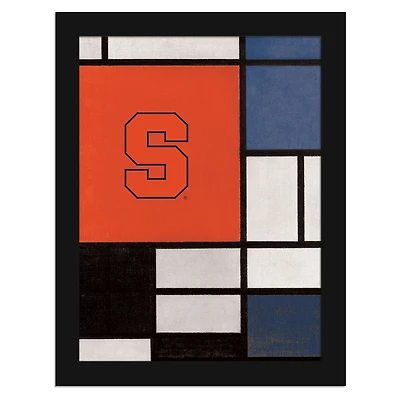 Syracuse Orange 12" x 16" Team Composition Framed Fine Art Print
