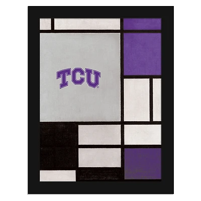 TCU Horned Frogs 12" x 16" Team Composition Framed Fine Art Print
