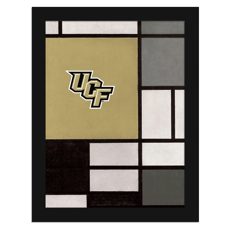 UCF Knights 12" x 16" Team Composition Framed Fine Art Print