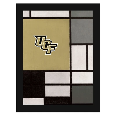 UCF Knights 12" x 16" Team Composition Framed Fine Art Print