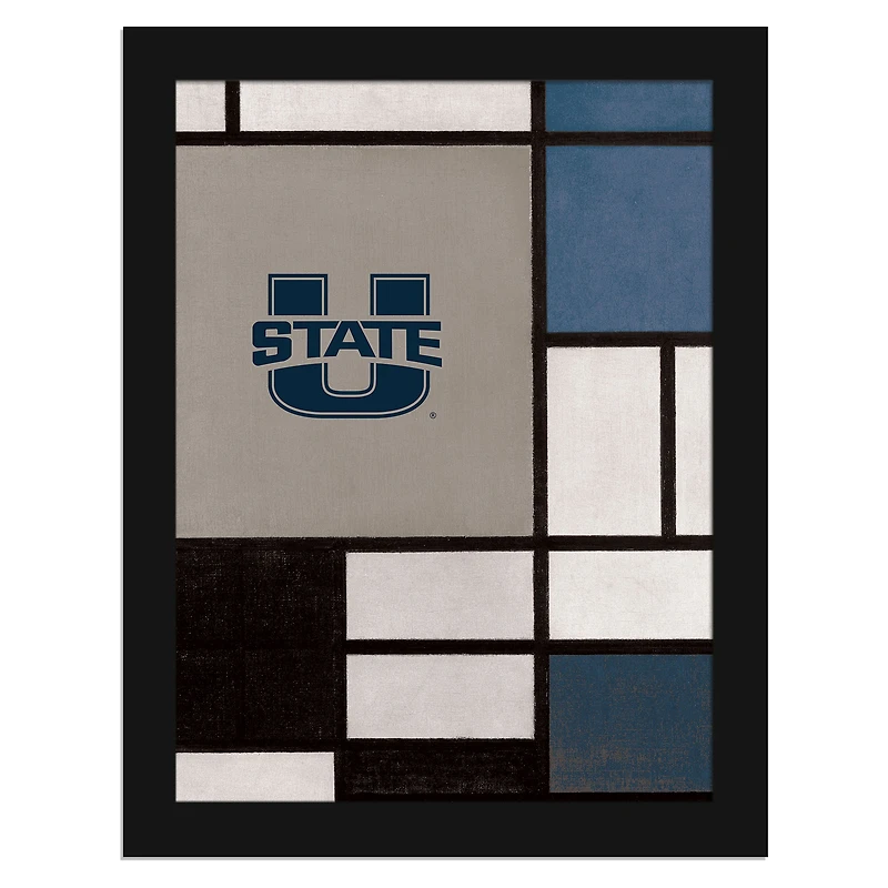 Utah State Aggies 12" x 16" Team Composition Framed Fine Art Print