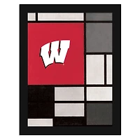 Wisconsin Badgers 12" x 16" Team Composition Framed Fine Art Print