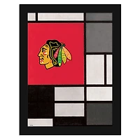Chicago Blackhawks 12" x 16" Team Composition Framed Fine Art Print