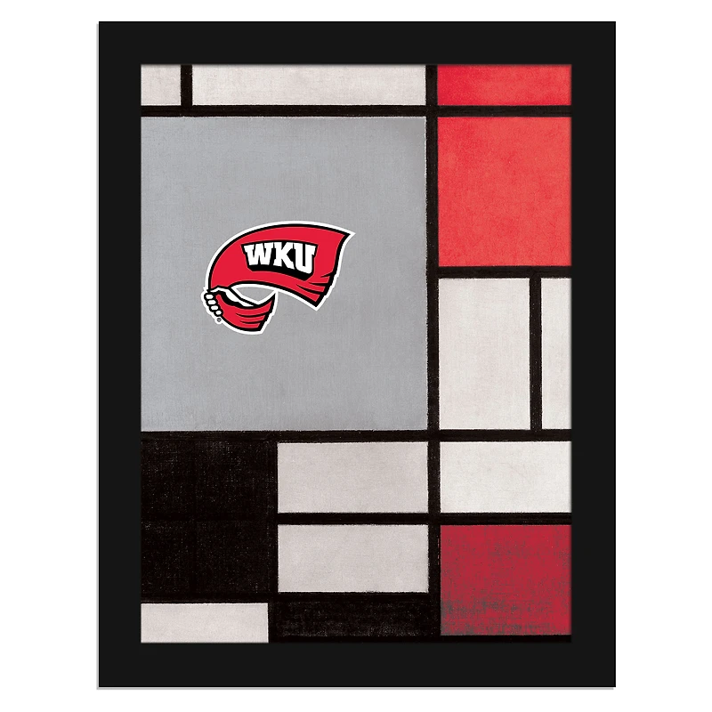 Western Kentucky Hilltoppers 12" x 16" Team Composition Framed Fine Art Print