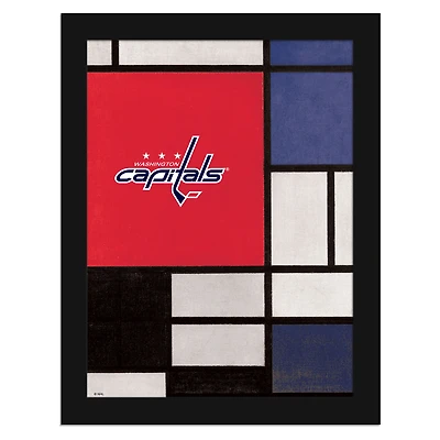 Washington Capitals 12" x 16" Team Composition Framed Fine Art Print