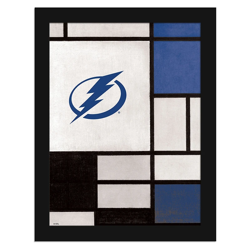Tampa Bay Lightning 12" x 16" Team Composition Framed Fine Art Print