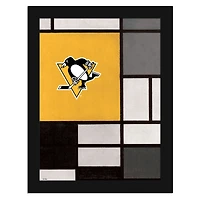 Pittsburgh Penguins 12" x 16" Team Composition Framed Fine Art Print