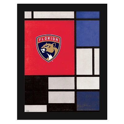 Florida Panthers 12" x 16" Team Composition Framed Fine Art Print