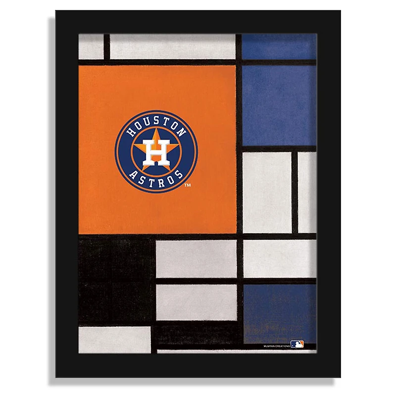 Houston Astros 12" x 16" Team Composition Framed Fine Art Print