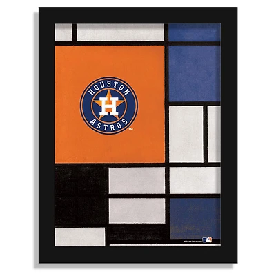 Houston Astros 12" x 16" Team Composition Framed Fine Art Print