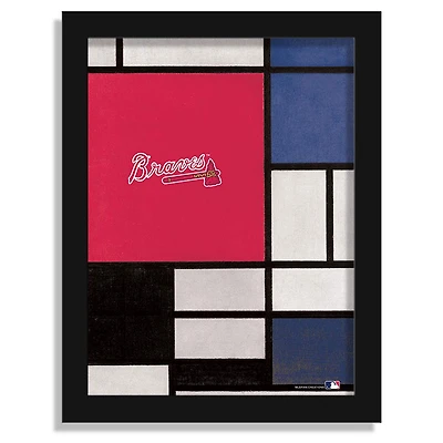 Atlanta Braves 12" x 16" Team Composition Framed Fine Art Print