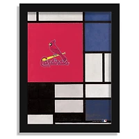 St. Louis Cardinals 12" x 16" Team Composition Framed Fine Art Print