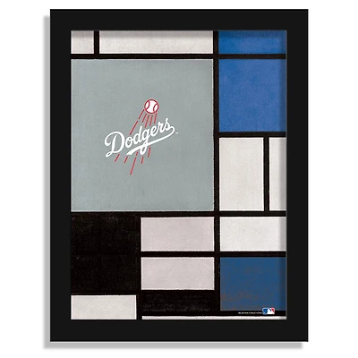 Los Angeles Dodgers 12" x 16" Team Composition Framed Fine Art Print
