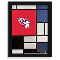 Cleveland Guardians 12" x 16" Team Composition Framed Fine Art Print