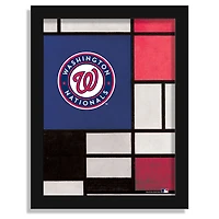 Washington Nationals 12" x 16" Team Composition Framed Fine Art Print