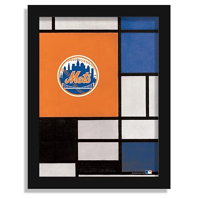 New York Mets 12" x 16" Team Composition Framed Fine Art Print