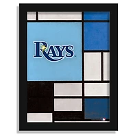 Tampa Bay Rays 12" x 16" Team Composition Framed Fine Art Print
