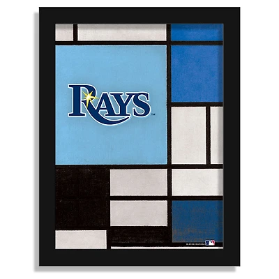 Tampa Bay Rays 12" x 16" Team Composition Framed Fine Art Print