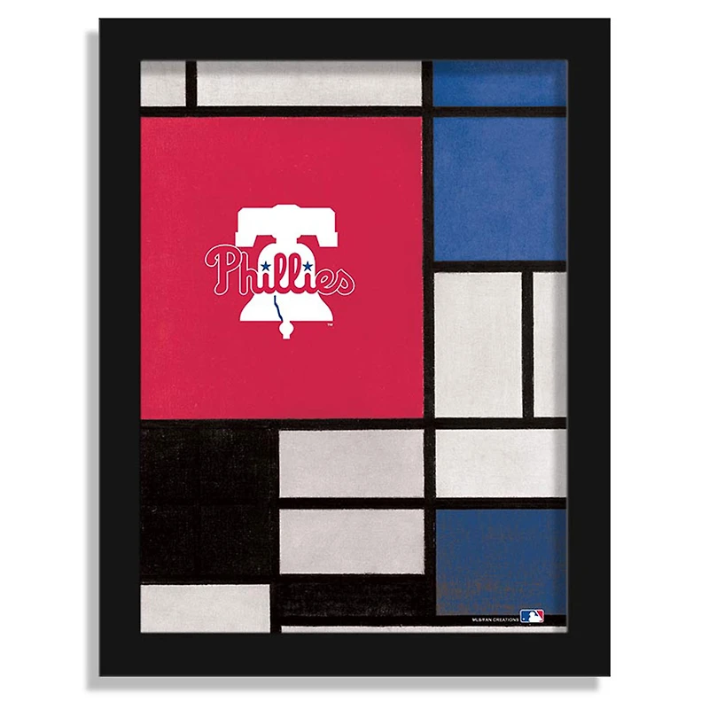 Philadelphia Phillies 12" x 16" Team Composition Framed Fine Art Print