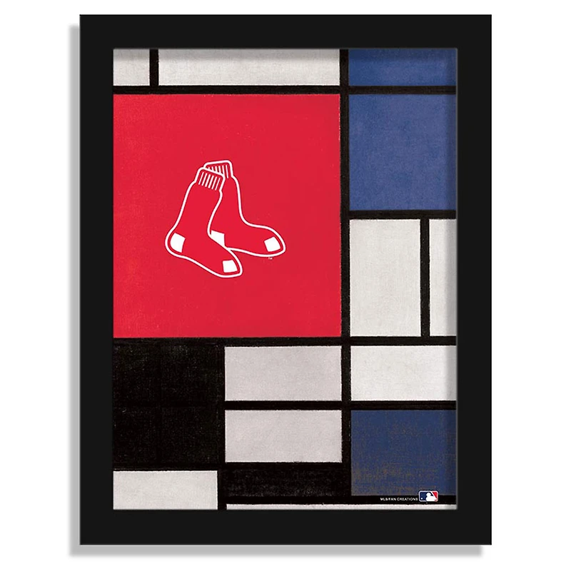 Boston Red Sox 12" x 16" Team Composition Framed Fine Art Print