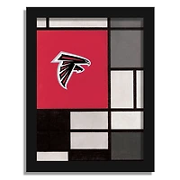 Atlanta Falcons 12" x 16" Team Composition Framed Fine Art Print