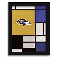 Baltimore Ravens 12" x 16" Team Composition Framed Fine Art Print