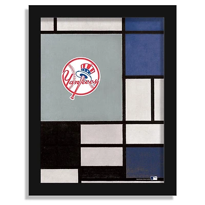 New York Yankees 12" x 16" Team Composition Framed Fine Art Print
