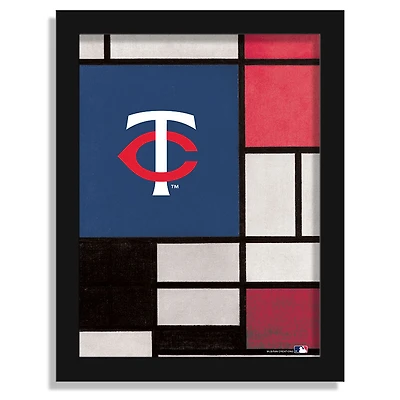 Minnesota Twins 12" x 16" Team Composition Framed Fine Art Print