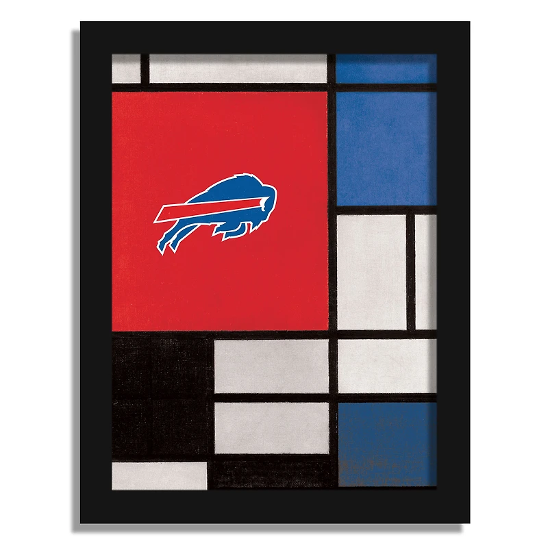 Buffalo Bills 12" x 16" Team Composition Framed Fine Art Print