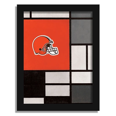 Cleveland Browns 12" x 16" Team Composition Framed Fine Art Print