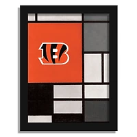 Cincinnati Bengals 12" x 16" Team Composition Framed Fine Art Print
