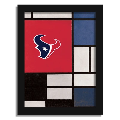 Houston Texans 12" x 16" Team Composition Framed Fine Art Print