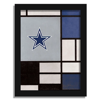 Dallas Cowboys 12" x 16" Team Composition Framed Fine Art Print