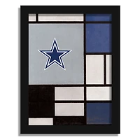 Dallas Cowboys 12" x 16" Team Composition Framed Fine Art Print