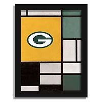 Green Bay Packers 12" x 16" Team Composition Framed Fine Art Print