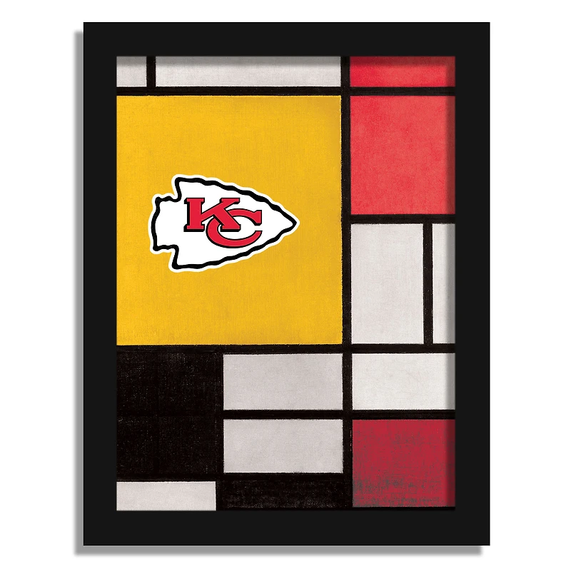 Kansas City Chiefs 12" x 16" Team Composition Framed Fine Art Print