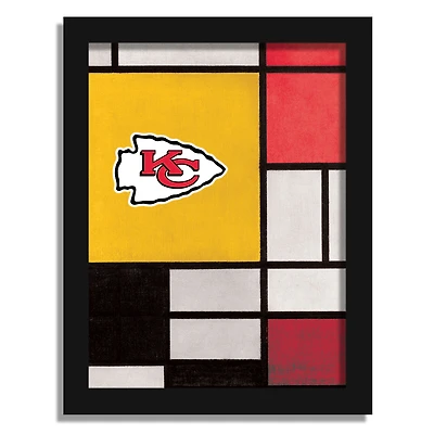 Kansas City Chiefs 12" x 16" Team Composition Framed Fine Art Print