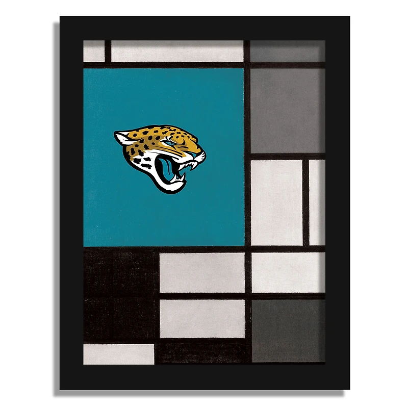 Jacksonville Jaguars 12" x 16" Team Composition Framed Fine Art Print