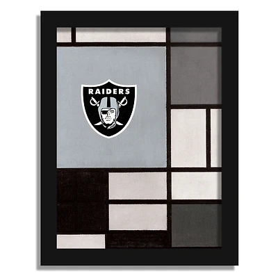 Las Vegas Raiders 12" x 16" Team Composition Framed Fine Art Print