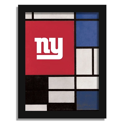 New York Giants 12" x 16" Team Composition Framed Fine Art Print
