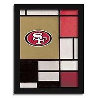 San Francisco 49ers 12" x 16" Team Composition Framed Fine Art Print
