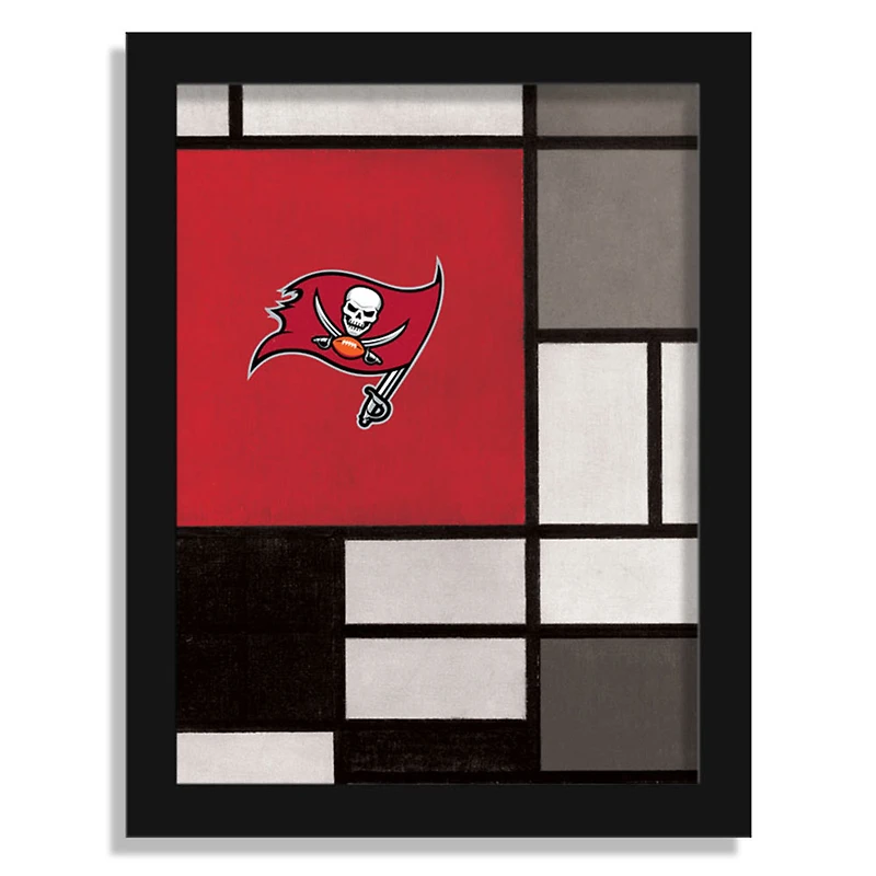 Tampa Bay Buccaneers 12" x 16" Team Composition Framed Fine Art Print