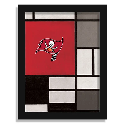 Tampa Bay Buccaneers 12" x 16" Team Composition Framed Fine Art Print