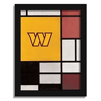 Washington Commanders 12" x 16" Team Composition Framed Fine Art Print