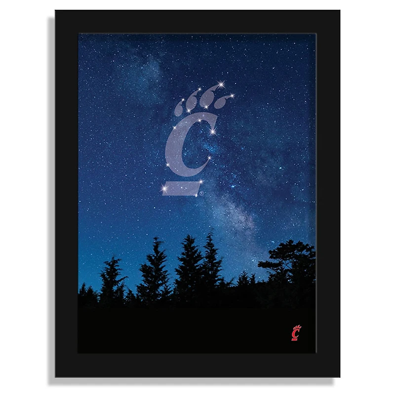Cincinnati Bearcats 12" x 16" In The Stars Framed Art Print