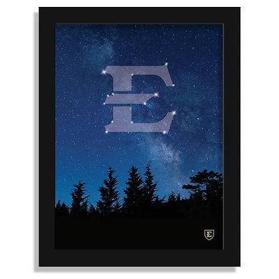 ETSU Buccaneers 12" x 16" In The Stars Framed Art Print