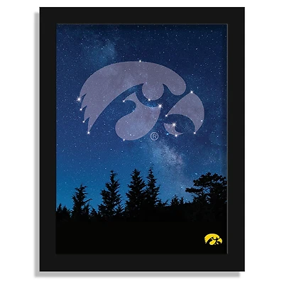 Iowa Hawkeyes 12" x 16" In The Stars Framed Art Print